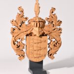 Escudo familiar de madera, ideal para decoración del hogar y regalos